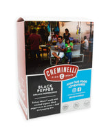 Creminelli Black Pepper Salami Minis, (6 count, 2.6oz), Humanely Raised Pork*, No Added Nitrates or Nitrites, No Artificial Ingredients, Gluten Free