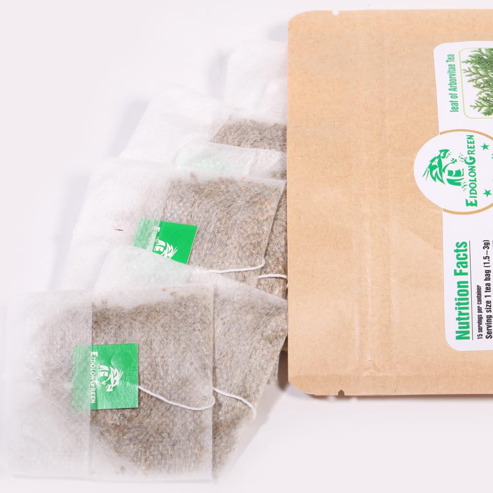 EidolonGreen [China Medicinal Herb]100% Natural Leaf of Arborvitae,Thuja Leaf Wild Harvested,(Green leaf of Arborvitae/Thuja/???/???/Ce bai ye)