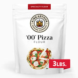King Arthur 00 Pizza Flour, Non-GMO Project Verified, 100% American Grown Wheat, 3 lb Bag