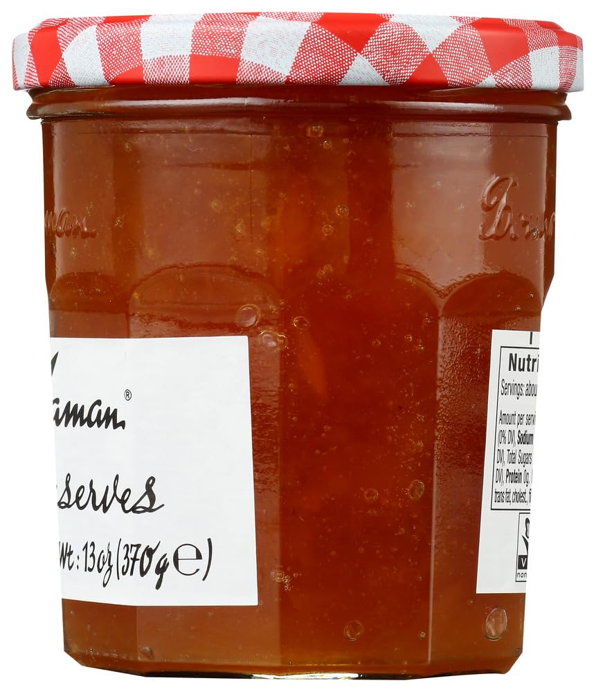 Bonne Maman Peach Preserves, 13-Ounce Jars (Pack of 6)