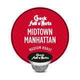 Chock Full o'Nuts Manhattan Medium Roast, K-Cup Coffee Pods (3.8 Ounce (Pack of 1), Midtown Manhattan)