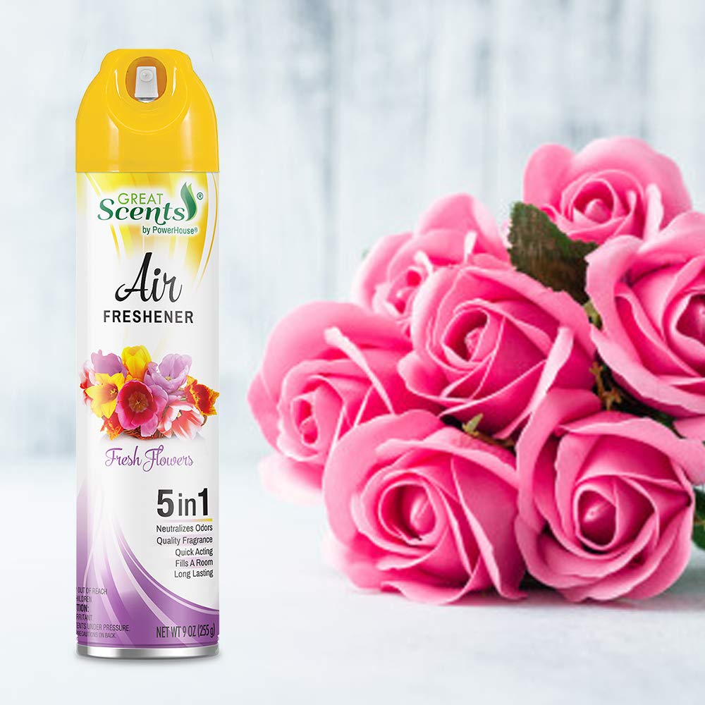 Air Freshener, Fresh Flowers, 9-oz. Aerosol