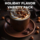 Maud's Holiday Blend Coffee Pods Variety Pack, 42 ct, 6 Assorted Flavors, Medium Roast Coffee in Single Serve Pods - 100% Arabica Coffee, Compatible