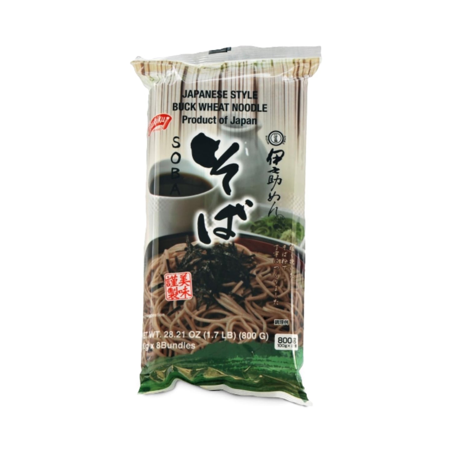 Shirakiku Style Soba Kisetsuno Mikaku Noodles | Japanese Dried Buckwheat Noodle | Contains Wheat flour Easy to Cook Asian Noodles | 28.21 OZ (Pack