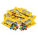 M&M Peanut Milk Chocolate Fun Size Bulk Packs 2 Lbs American Candy Single Serve Bulk Party Mix Packaged In Wholesale Pantry Bag (32 Oz)