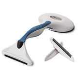 GLEENER Battery-Free 4-in-1 Fabric Shaver & Lint Brush | Ultimate Fuzz Remover | Adjustable Depiller Lint Remover for Clothing & Furniture (Slate
