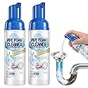 Foaming Drain Cleaner, 2026 New Foam For Bathroom Sink Overflow Fast Clog Removal Drain Clog Remover for Kitchen Sinks Shower Drains Tubs (2PCS)