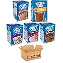 Pop Tarts Frosted Toaster Pastries, Brwn Sugar Cinnamon, Choc. Fudge, Smores, Frosted Hot Fudge Sundae, Cherry, 13.5 Ounce (Pack of 5), by Litezout