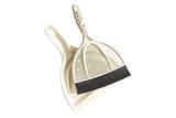 Broombi Silicone Handheld Brush & Dustpan Set - All Smooth Surface Squeegee Sweeper - Ideal for Pet Hair Removal, Wet and Dry Use to Maximize Clean-Up