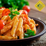 Le Stagioni D’Italia Penne rigate Pasta, 16 oz. Biodegradable Pack (1 pack) - 100% Traceable - Non-GMO Pasta Made with Only 100% Italian Durum Wheat
