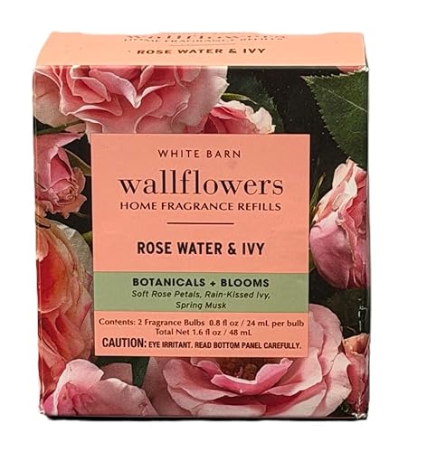 Bath & Body Works Wallflowers Refills 2 Pack - Home Fragrance Refills (Rose Water and Ivy)