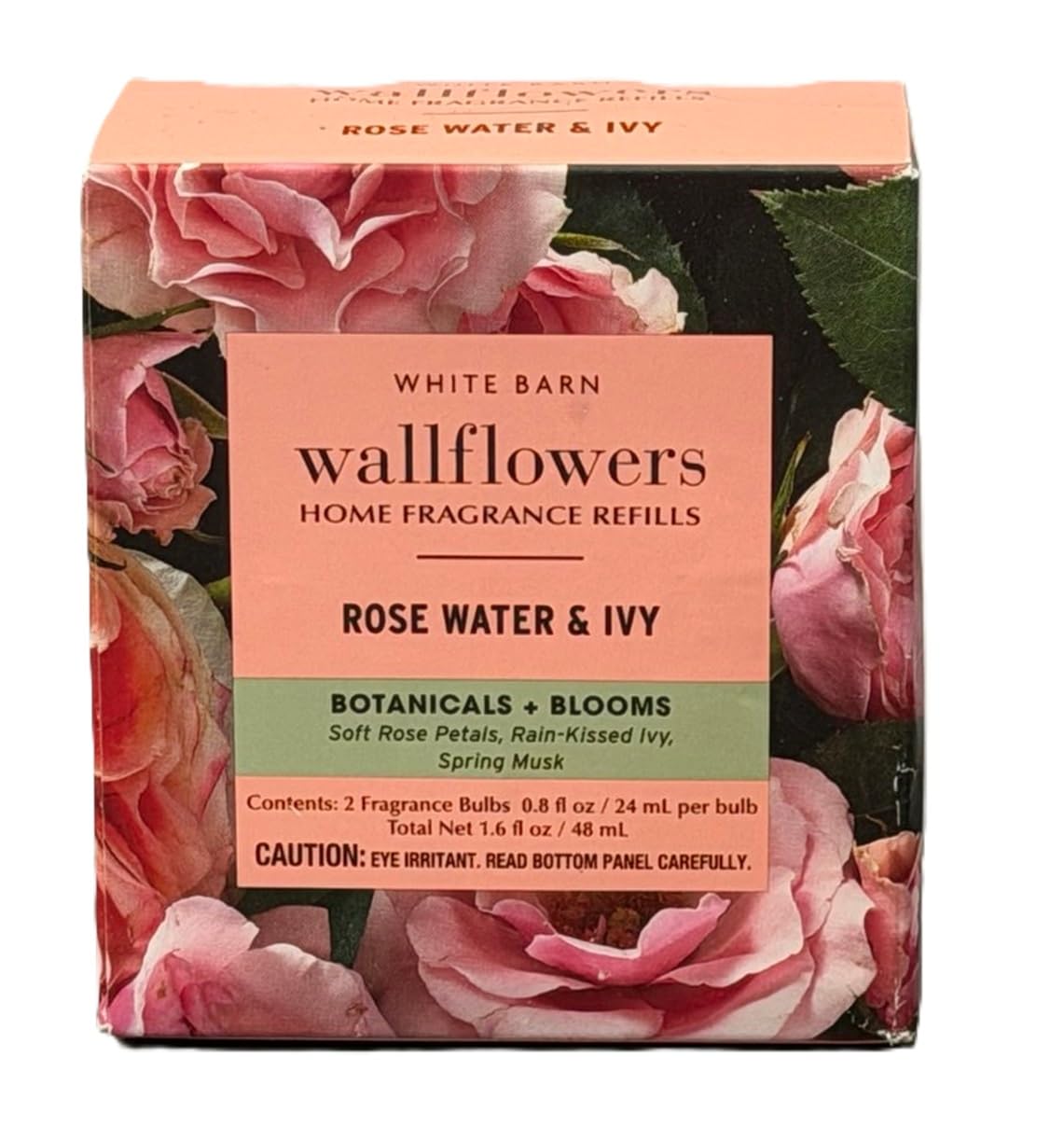 Bath & Body Works Wallflowers Refills 2 Pack - Home Fragrance Refills (Rose Water and Ivy)