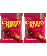 Cadbury Cherry Ripe Chocolate Share Pack - 2 Packs of 12 Bars (180g Each) - Made in Australia