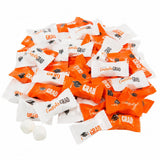 Fun Express Graduation Buttermints Individually Wrapped - 108 Orange Mint Candy Pieces for Party Favors & Candy Buffet | Vegan & Kosher Certified