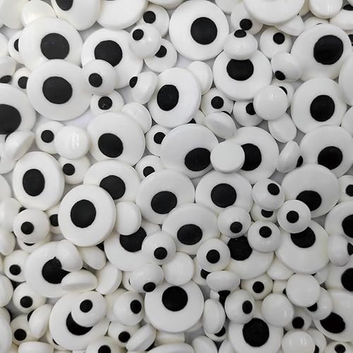 2 Bottles Candy Eyes Eyeballs - Cake Cupcake Toppers - Edible Baking Decorations for Cupcakes, Cakes, Cookies - Halloween, Christmas, Easter