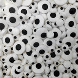 2 Bottles Candy Eyes Eyeballs - Cake Cupcake Toppers - Edible Baking Decorations for Cupcakes, Cakes, Cookies - Halloween, Christmas, Easter