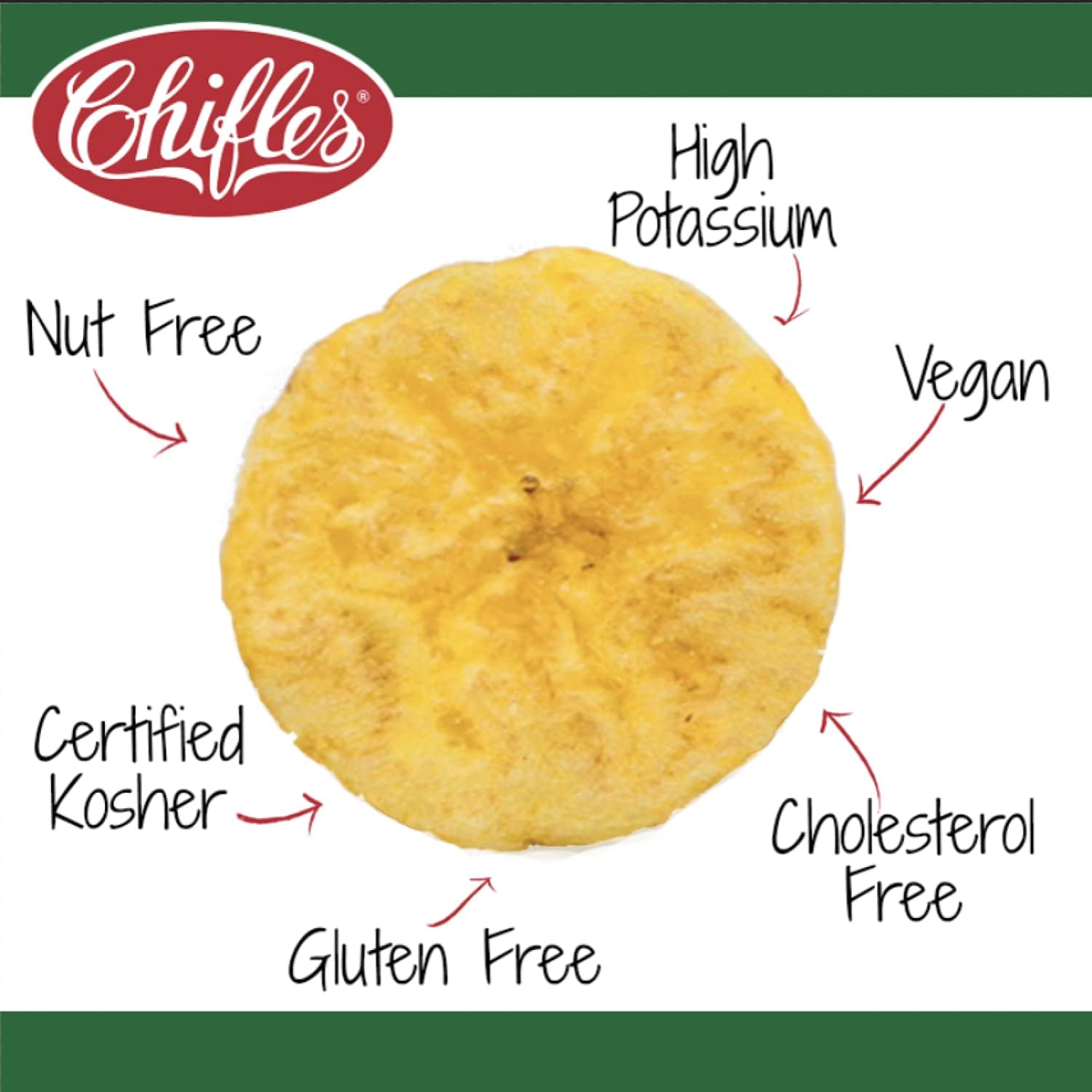 Chifles Original Sea Salt Plantain Chips - 22oz Tub