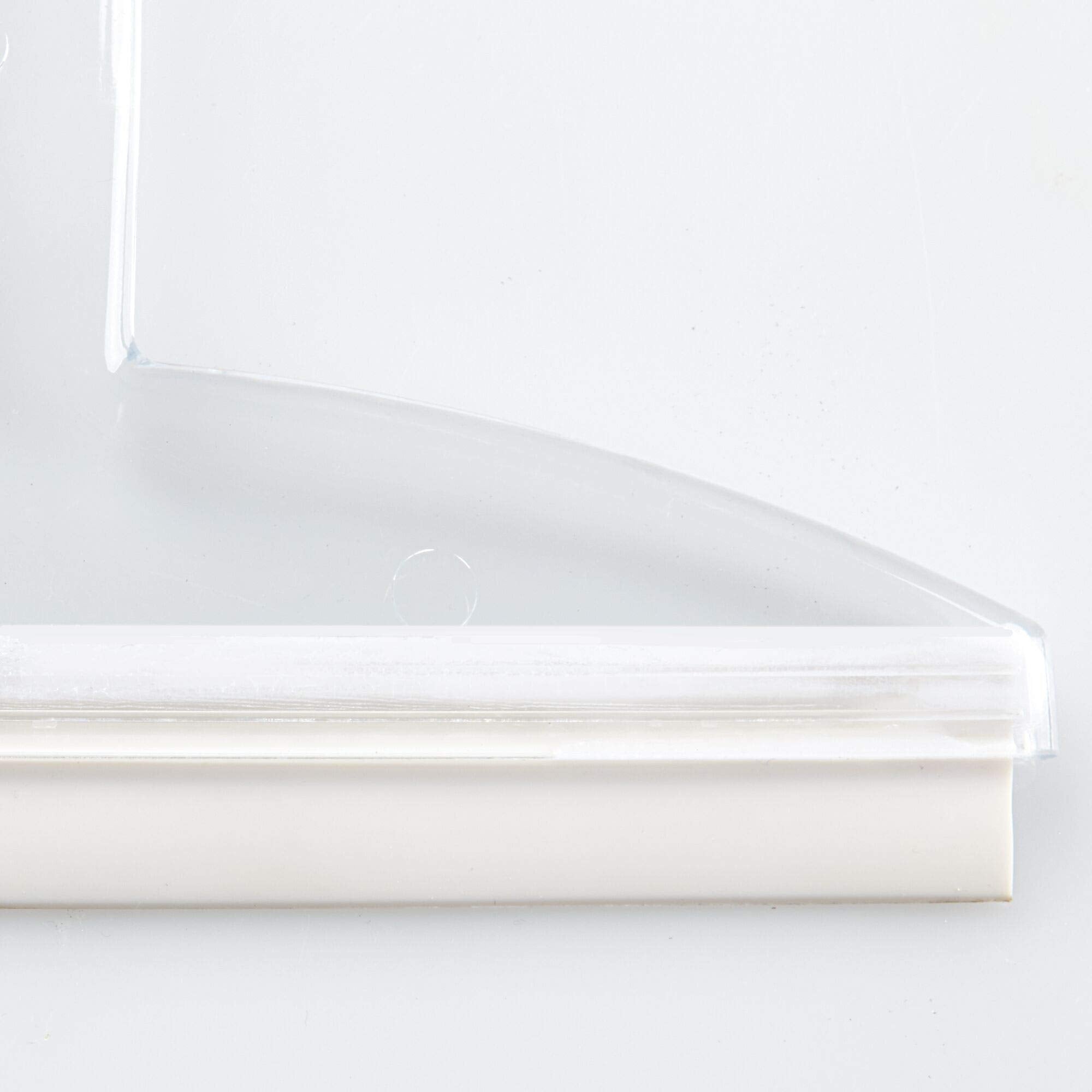 8" Clear Plastic Suction Squeegee Shower Window Cleaner