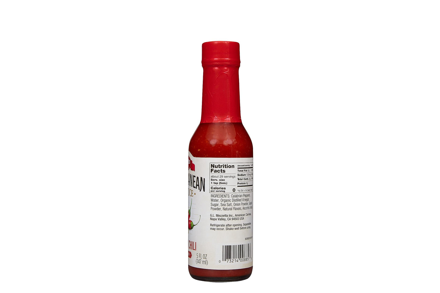 Mezzetta Calabrian Chili Sauce - Mediterranean Hot Sauce for Pizza, Meats, Chicken, Pasta - High Heat - Vegan, Non-GMO, Gluten Free - 5 Oz - Pack of 2