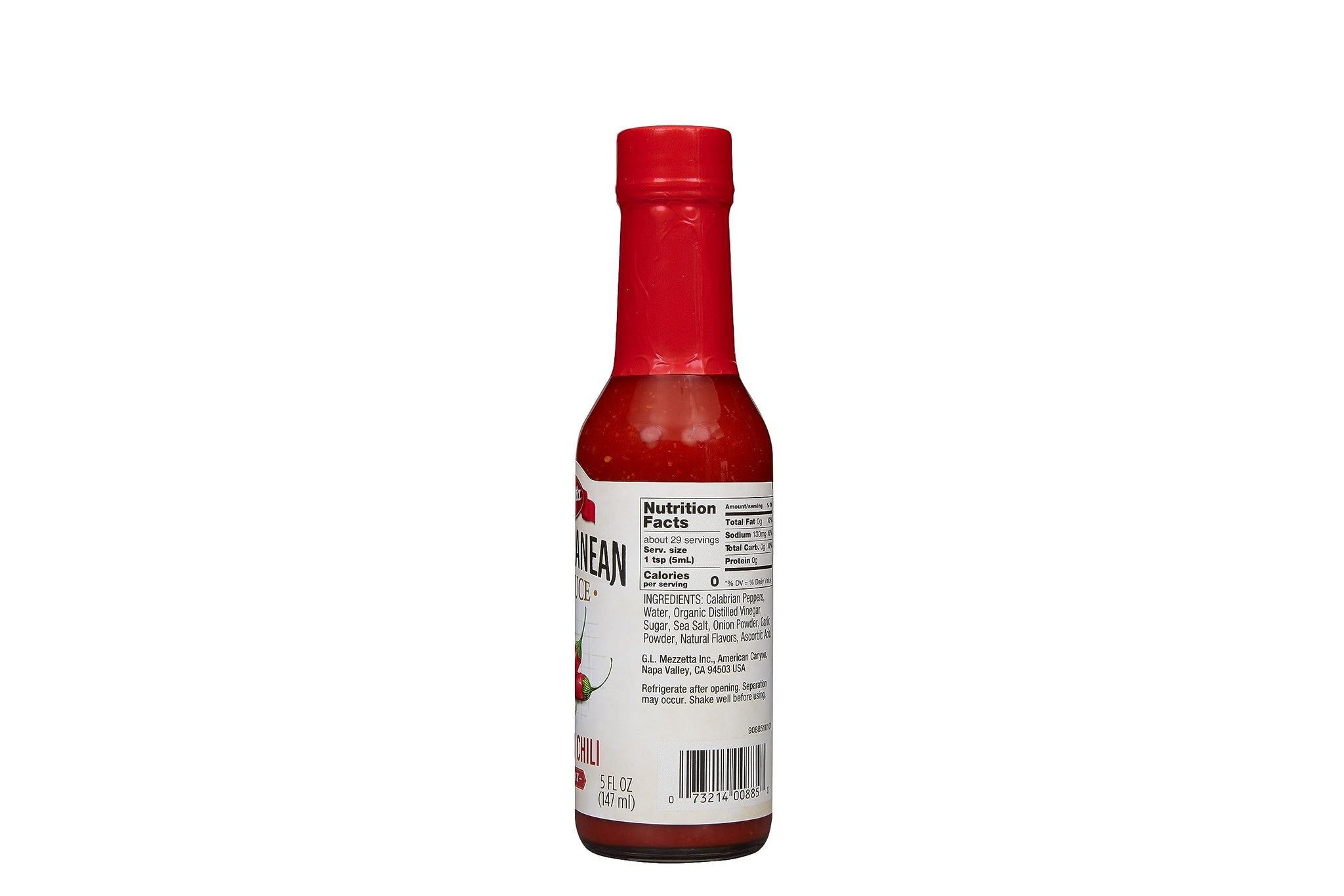 Mezzetta Calabrian Chili Sauce - Mediterranean Hot Sauce for Pizza, Meats, Chicken, Pasta - High Heat - Vegan, Non-GMO, Gluten Free - 5 Oz - Pack of 2