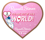 Russell Stover Valentine's Day Cosmic Hearts - Pack of 2-3 Pieces Per Box - Assorted Milk and Dark Chocolate - Great for Giving That Special Someone