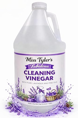 Miss Tyler's Fabulous All Purpose Cleaning Vinegar with Pure Lavender and Pine Oils, 128 Fluid Ounces