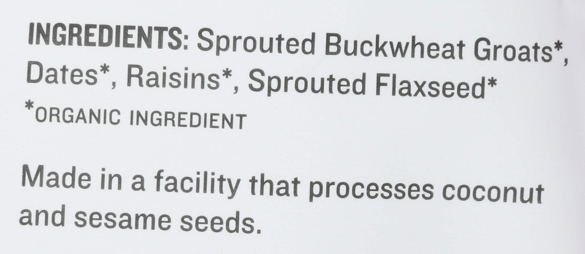 GO RAW GRANOLA RAISIN SPROUTED 16OZ