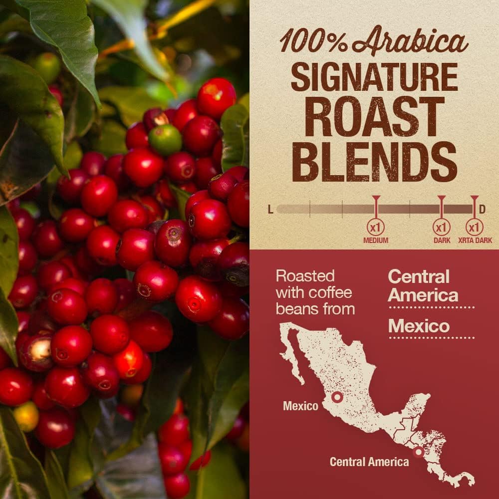 Mayorga Dark Roast Coffee Gift Pack of 3, 12 oz bags- Mayan Blend, Cubano Roast and Muy Macho - 100% Arabica Café Whole Coffee Beans - Smoothest