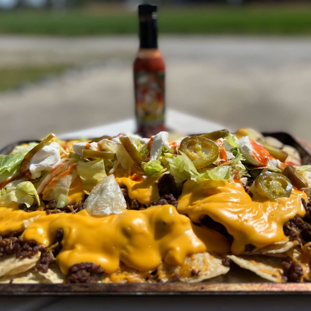 Grill Your As* Off Fire Chief Hot Sauce - 5oz Savory & Spicy Gourmet Sauce Made with Pure Peppers & Bold Spices - Best Hot Sauce for Tacos, Burgers
