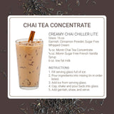 Monin - Chai Tea Concentrate, Spiced Green Tea Flavor, Natural Flavors, Great for Spiced Chai Teas, Coffee Drinks, Dessert Cocktails, and Other