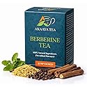 Akaaya Berberine Tea - Caffeine-Free Herbal Tea with Berberine, Cinnamon, Licorice & Black Pepper - Daily Wellness Tea - 21 Sachets - Non-GMO