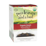 Two Leaves and a Bud Organic Assam Black Tea Bags, Whole Leaf Caffeinated Black Tea in Pyramid Sachets, 15 Count (Pack of 1)