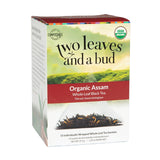 Two Leaves and a Bud Organic Assam Black Tea Bags, Whole Leaf Caffeinated Black Tea in Pyramid Sachets, 15 Count (Pack of 1)
