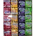 4 Set - Canel's Assorted Fruit Flavors Chewing Gum, 4 pc, 20 Count
