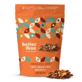 Better Than Provisions 5 Nut Grain-Free Granola, Keto Food, Pack of Pumpkin Spice Apple, with Almonds, Macadamia Nuts, Walnuts, Hazelnuts, Pecans