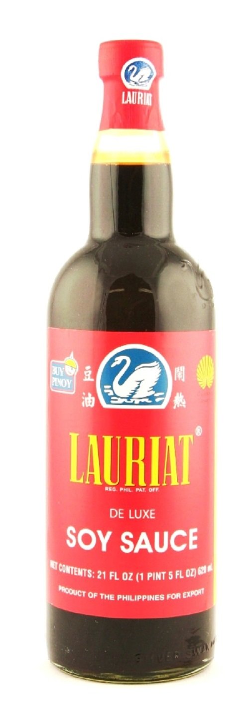 Lauriat De Luxe Soy Sauce, 34 Ounce (Pack of 12)