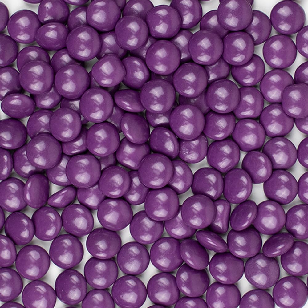 1,060ct Purple Bulk Just Candy Chocolate Coated Candy Gem Treats (2.5lb)