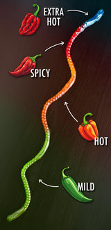 The Gummy Fireworm™ - Two feet of increasing spiciness