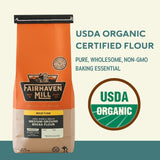 Fairhaven Mill Medium Ground Whole Wheat Bread Flour - USDA Organic Certified and 100% Whole Grain - Nutty Flavor & Chewy Crumb for Rustic Loaves