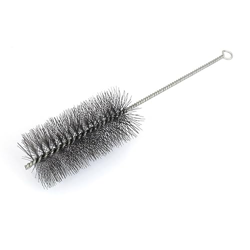 Uxcell a15111200ux1012 Steel Wire Tube Brush Steel Wire Pipe Tube Chimney Cleaning Brush 60Mm Dia