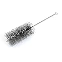 Uxcell a15111200ux1012 Steel Wire Tube Brush Steel Wire Pipe Tube Chimney Cleaning Brush 60Mm Dia