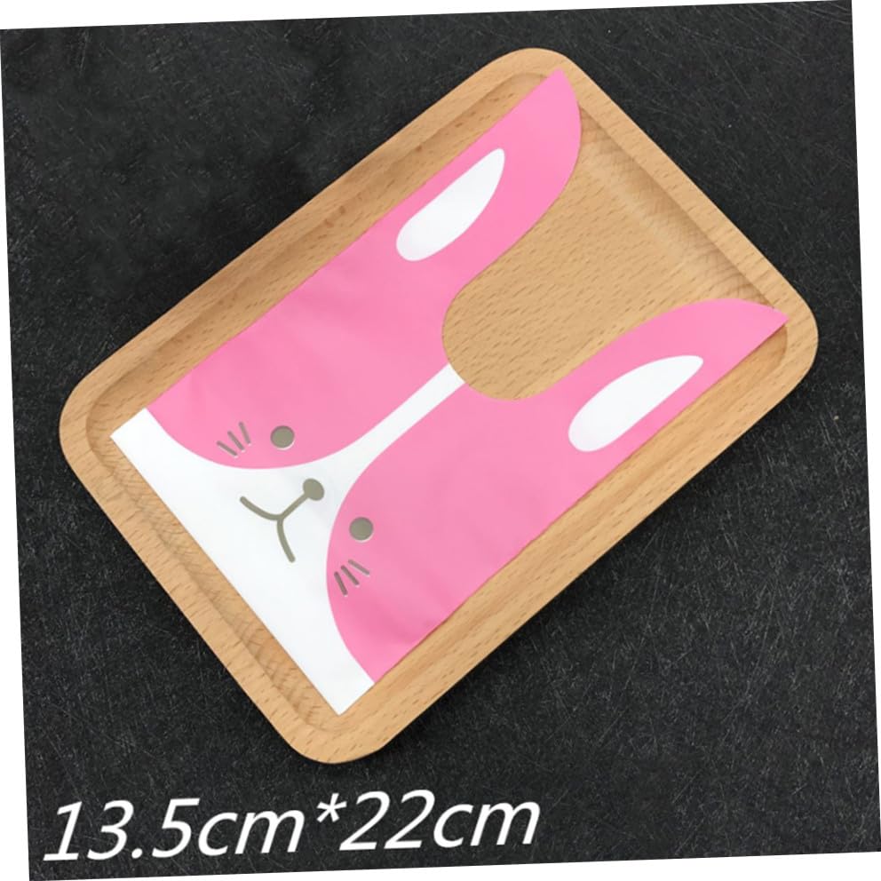 50pcs Bunny Goodie Bags Christmas Party Gifts Bolsas De Eco-friendly Bags Lollipop Wrapping Sweet Wrapping Treats Goodies Bag Dessert Candy Bag