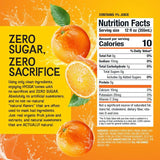 HYODA Orange Soda, Gluten Free and Vegan Sparkling Electrolyte Drink, Made with Organic Orange Juice, Celtic Salt, and Calcium, Keto, Zero Sugar