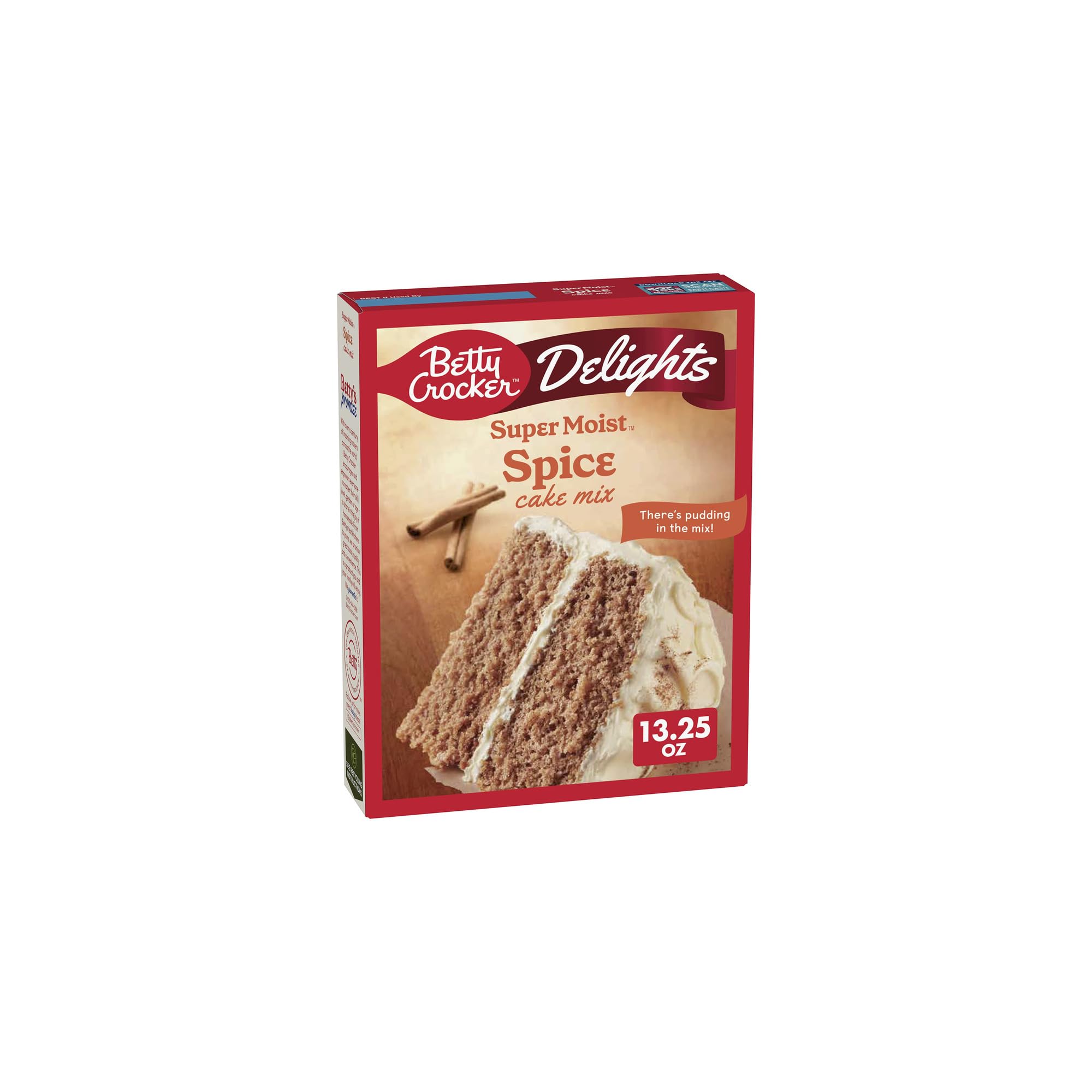 Betty Crocker Delights Super Moist Spice Cake Mix (Pack of 4)