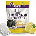 iFLO Foaming Garbage Disposal Cleaner Pods with iFLOBiotic - Powerful Garbage Disposal Foaming Action for Sink, Food Waste & Odor Removal - Disposal