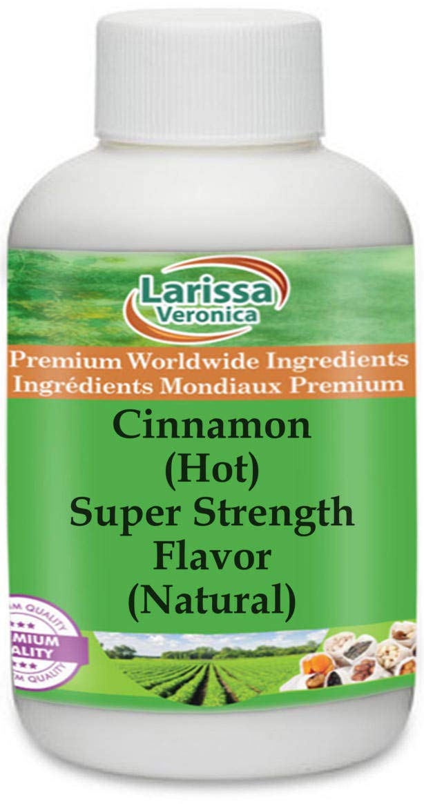 Cinnamon (Hot) Super Strength Flavor (Natural) (16 oz, ZIN: 527643) - 3 Pack