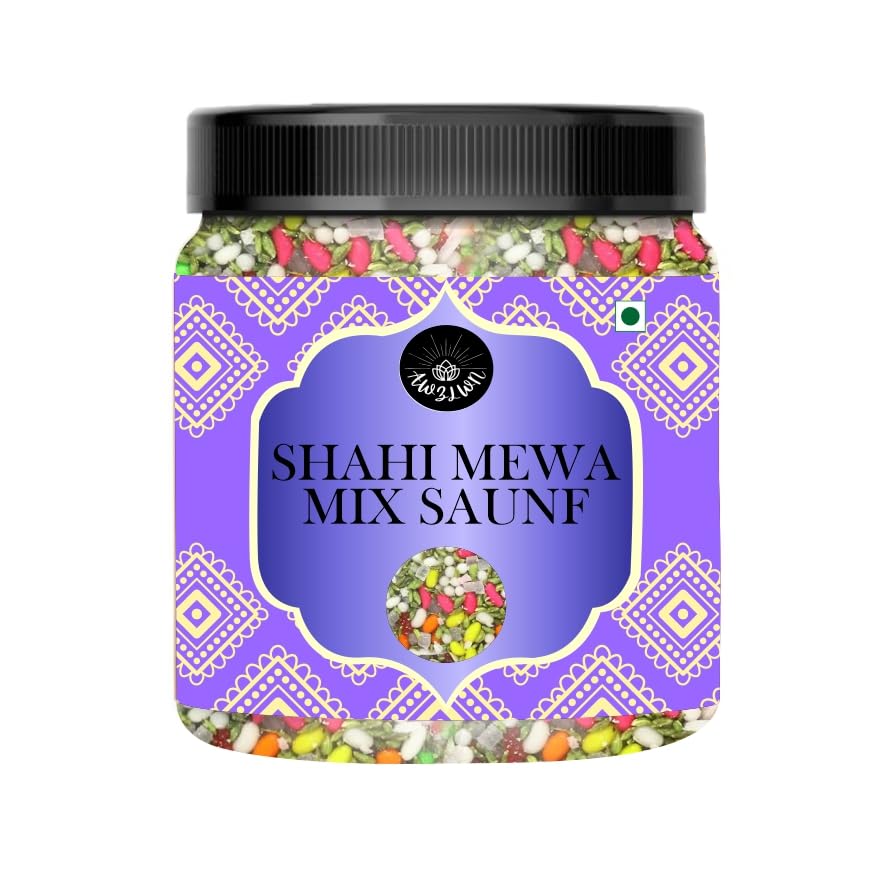 AWZLWN Natural Shahi Mewa Mix Saunf 7.05 OZ (200 GM) | Set oF 1 | AWZLWN