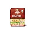 PASTA ZARA - Rigatoni - Organic - 100% Italian Pasta, Made with Durum Wheat Semolina Flour, Non GMO, Kosher (1 LB. BAG) - Consistently al Dente.