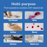 Oxy Pet Carpet Cleaner Spray | Pet Stain Remover for Pet Urine, Cat Pee, Dog Poop | Deep Spot Treating Action on Carpeting, Upholstery, Laundry, Pet