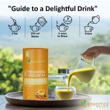 Opteamal Organic Golden Milk Loose Leaf Tea - Caffeine Free Loose Leaf Tea - Organic Golden Milk Tea with Pepper, Cardamom, Turmeric, Ginger, Clove